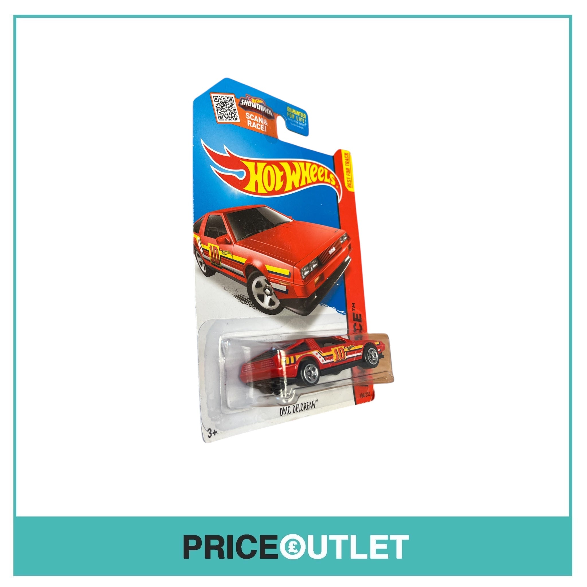 Hot Wheels - HW Race - DMC Delorean (Damaged)