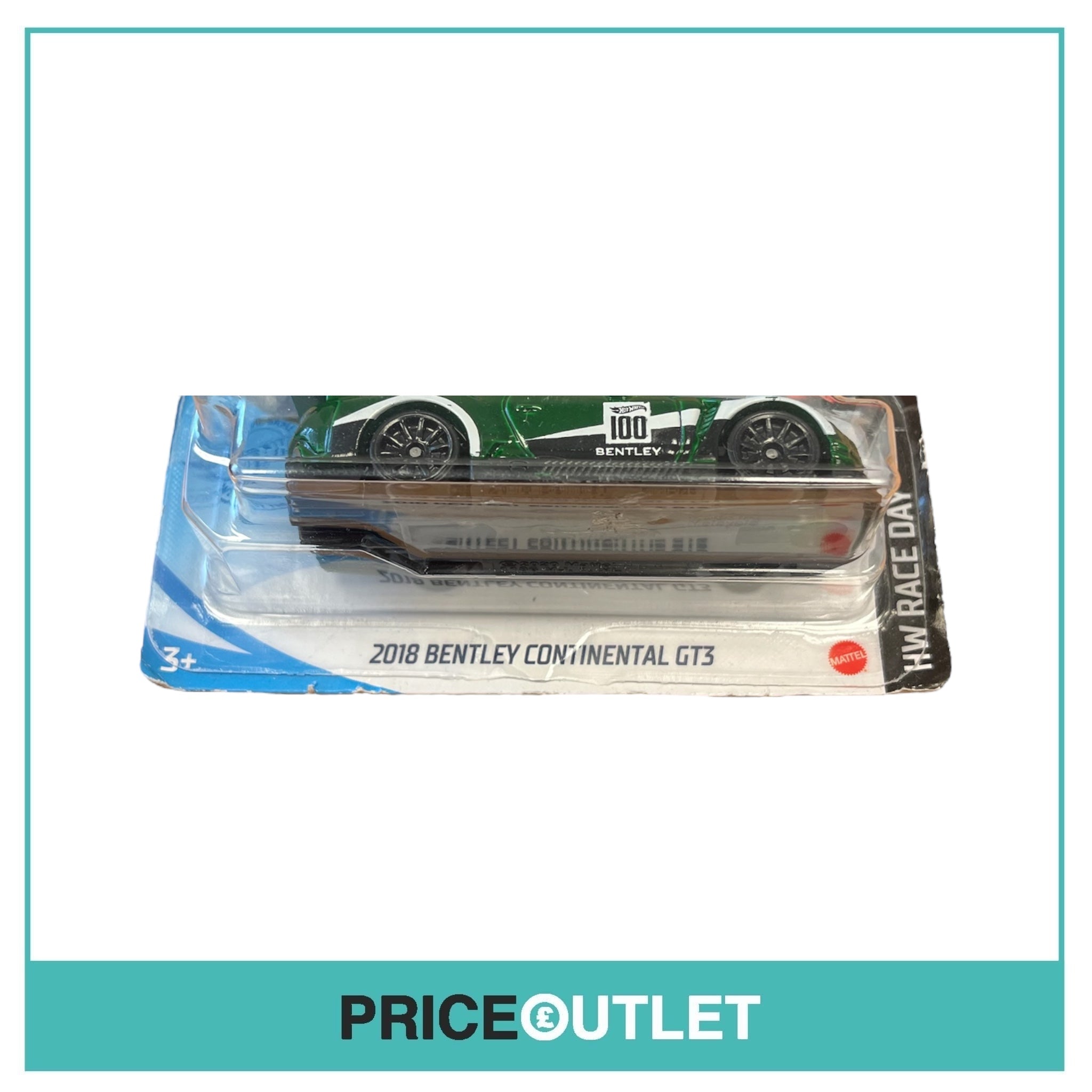 Hot Wheels - HW Race Day 7/10 - 2018 Bentley Continental GT3 (Damaged)