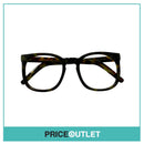 No Lens Green & Brown Tortoiseshell Print Frame Glasses RRP £325