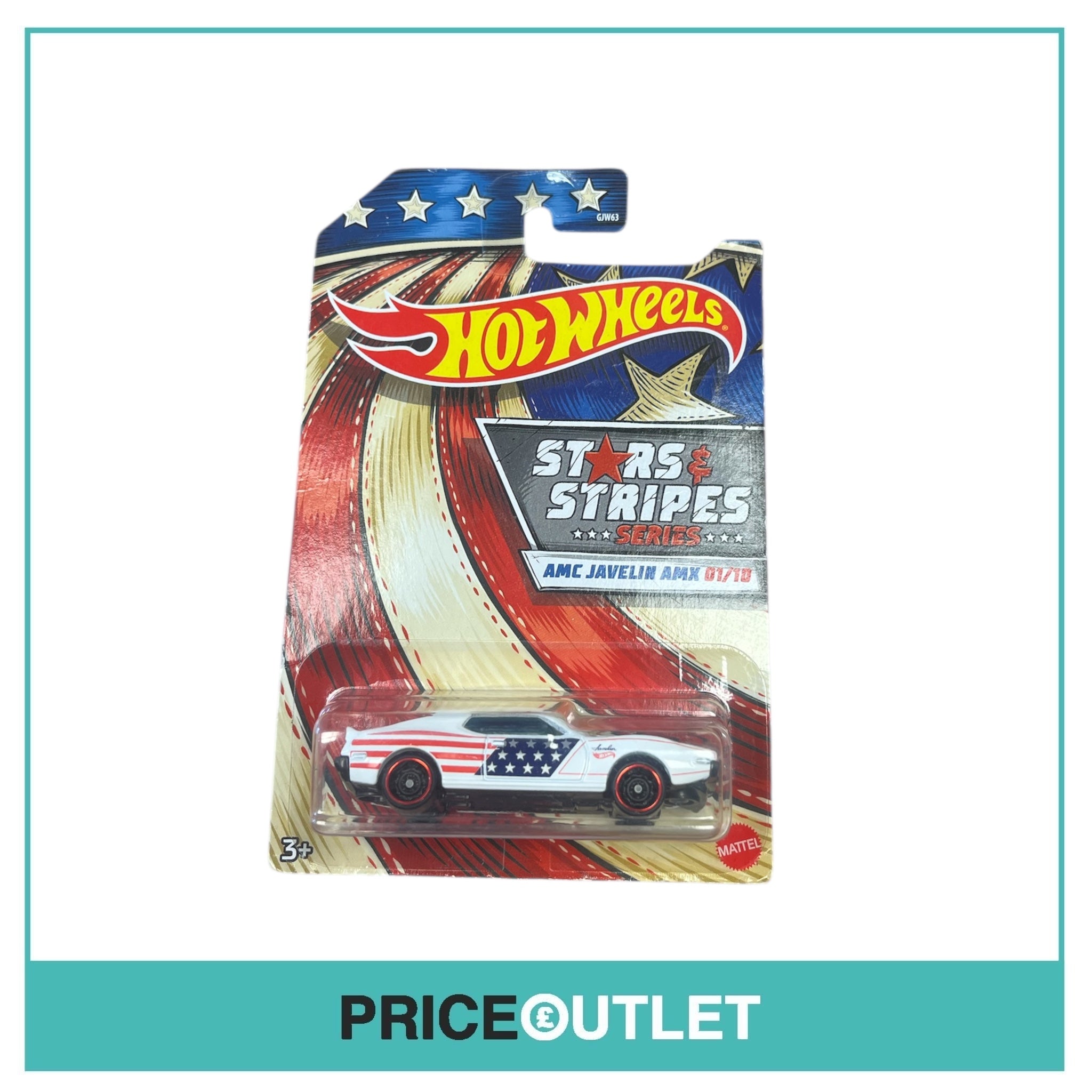 Hot Wheels - Stars & Stripes Series - AMC Javelin AMX 01/10 (Slight Damage)