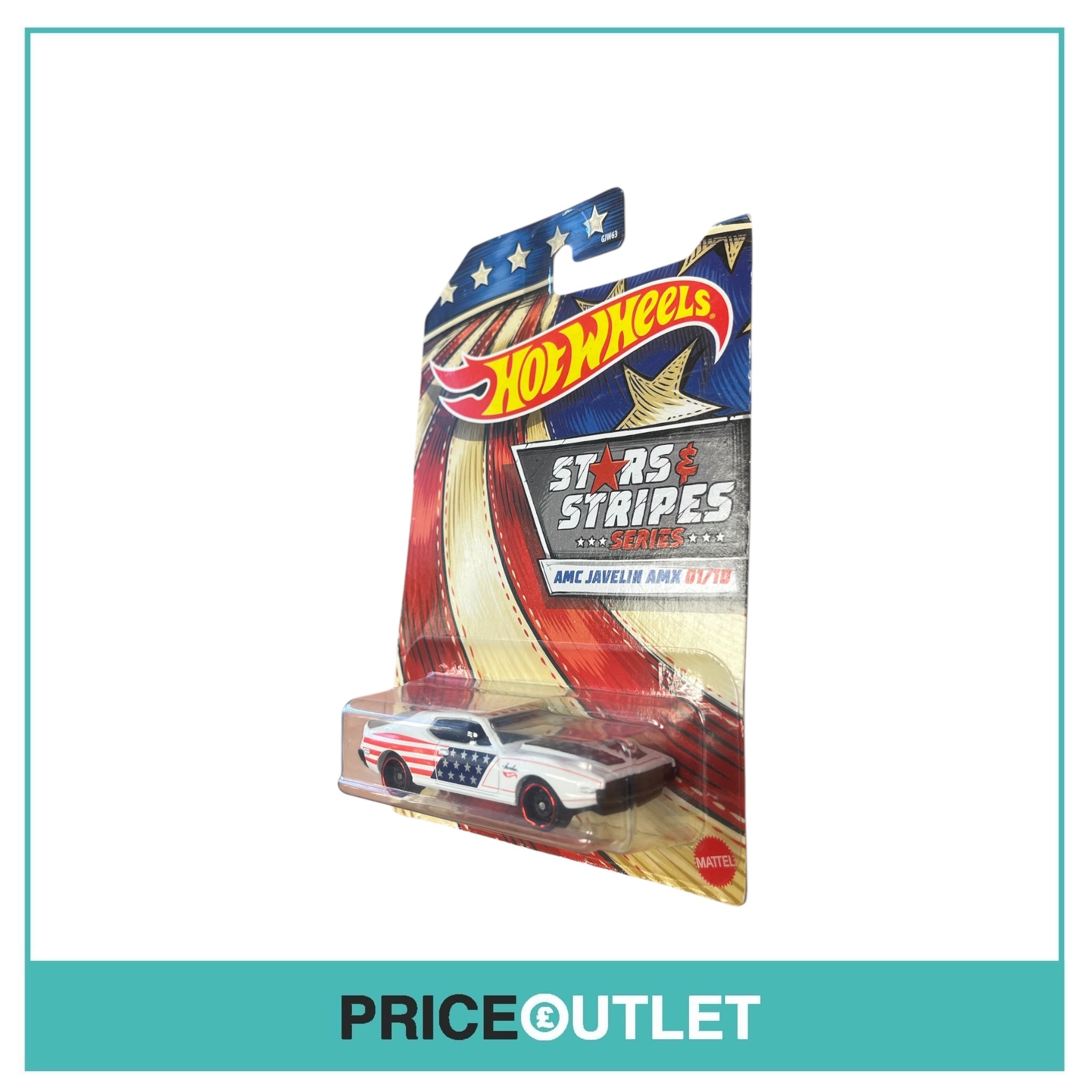 Hot Wheels - Stars & Stripes Series - AMC Javelin AMX 01/10 (Slight Damage)