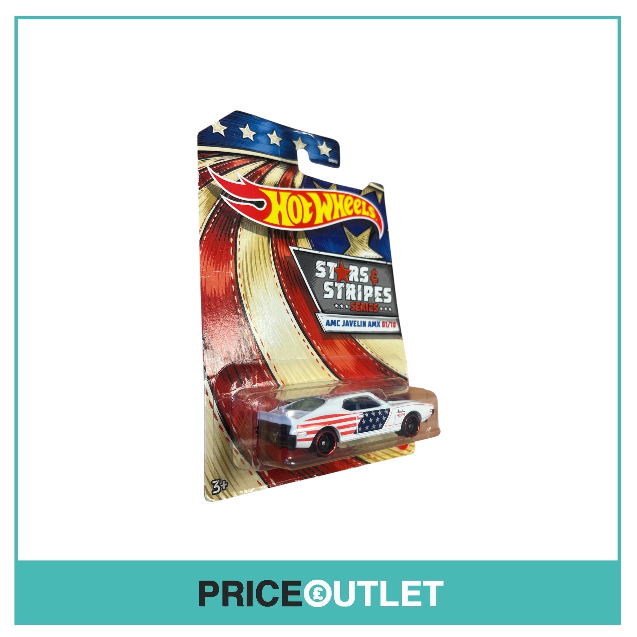Hot Wheels - Stars & Stripes Series - AMC Javelin AMX 01/10 (Slight Damage)