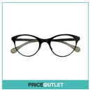Clear Lens Chrome Silver Frame Glasses With Clear Arm Detail RRP £325