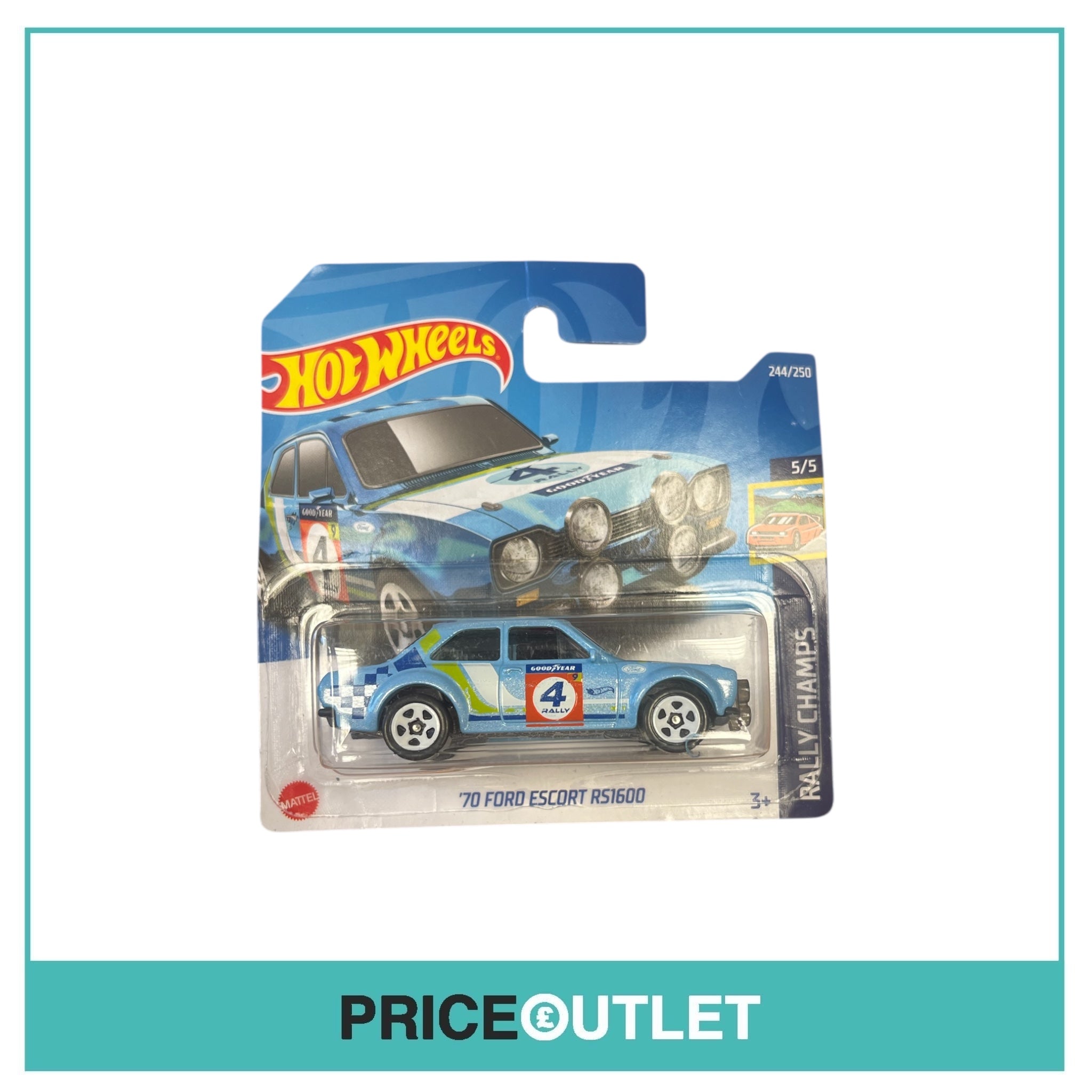 Hot Wheels - Rally Champs 5/5 - ‘70 Ford Escort RS1600 (Slight Damage)