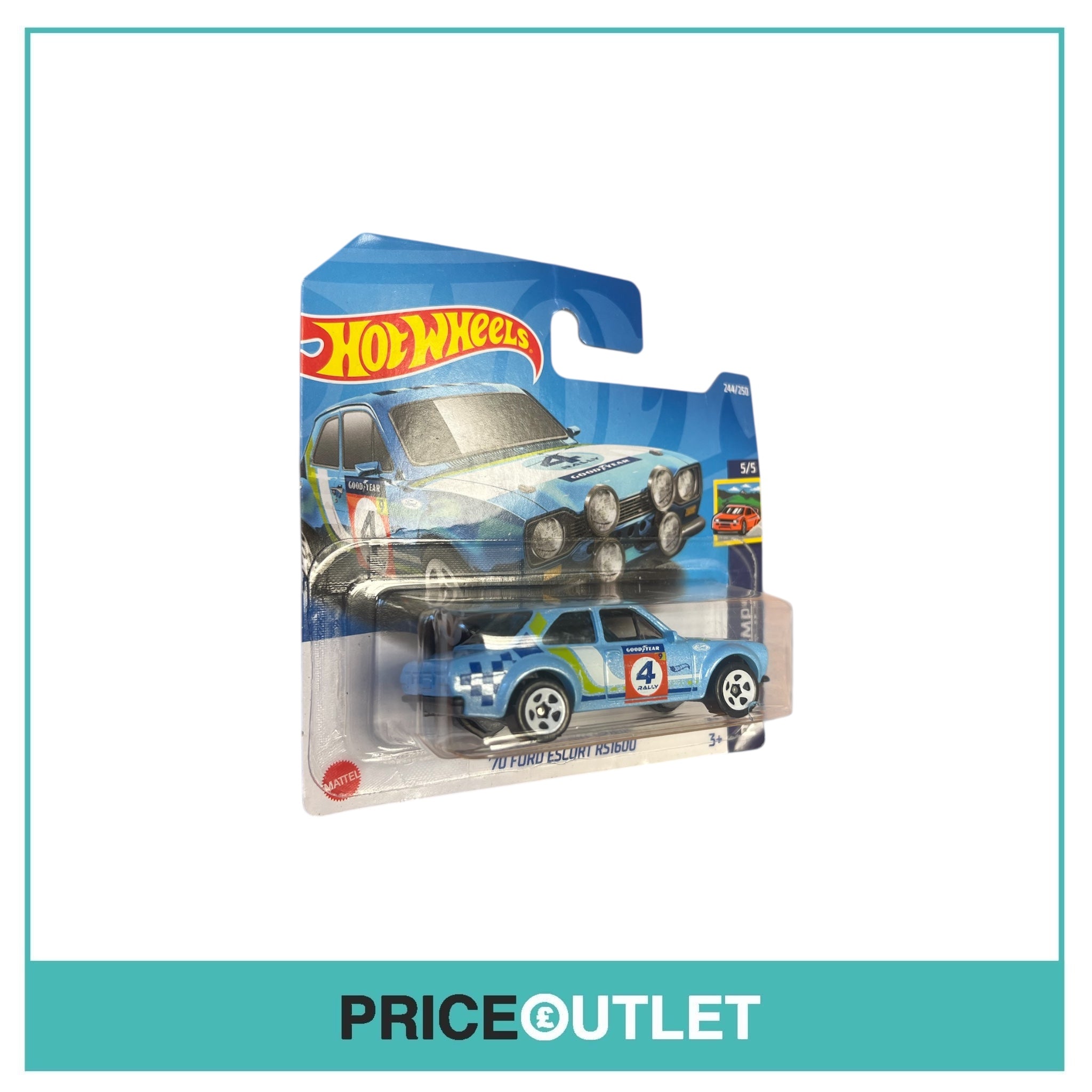 Hot Wheels - Rally Champs 5/5 - ‘70 Ford Escort RS1600 (Slight Damage)