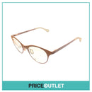 Clear Lens Baby Pink Frame Glasses With Clear Arm Detail RRP £325
