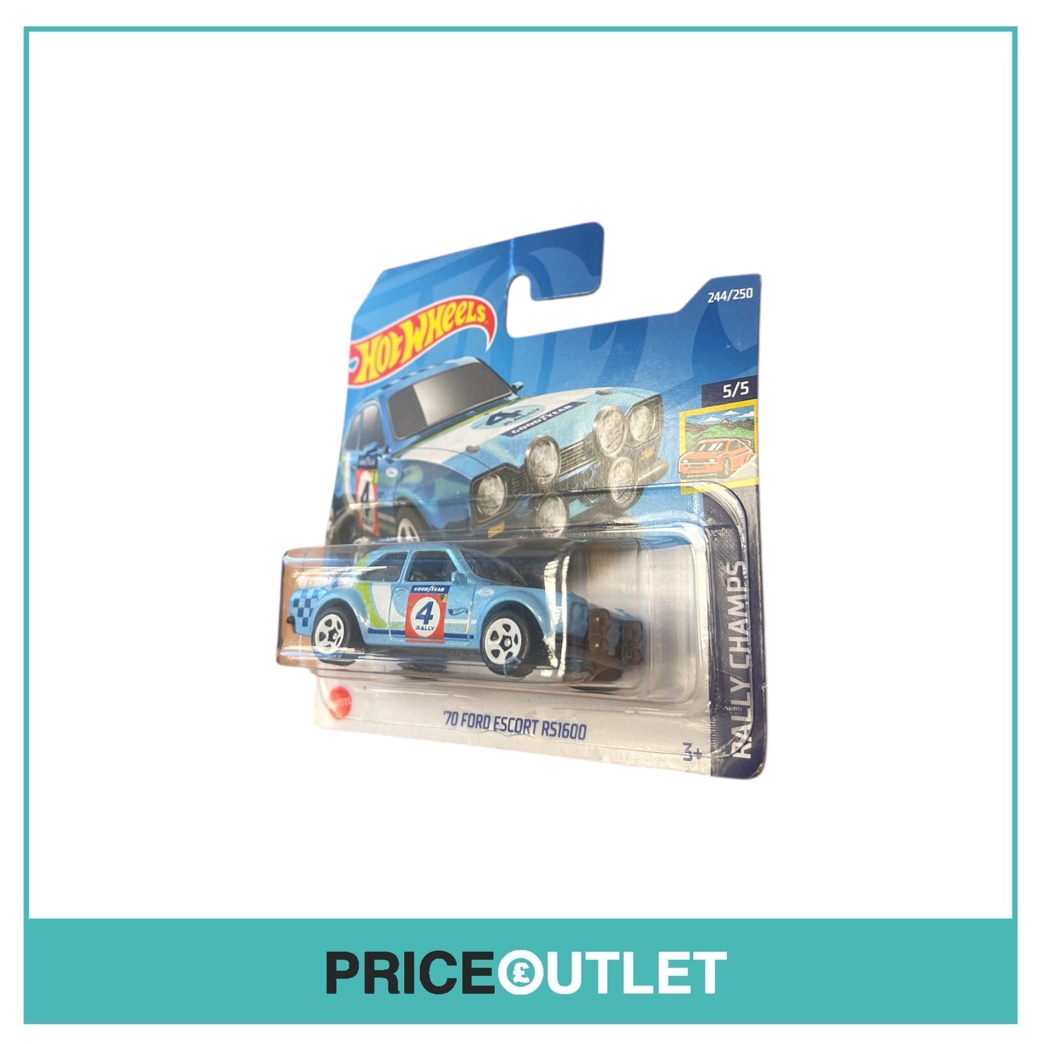 Hot Wheels - Rally Champs 5/5 - ‘70 Ford Escort RS1600 (Slight Damage)