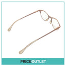Clear Lens Baby Pink Frame Glasses With Clear Arm Detail RRP £325