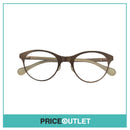 Clear Lens Chrome Pink Frame Glasses With Clear Arm Detail RRP £325