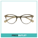 Clear Lens Chrome Gold Frame Glasses With Clear Arm Detail RRP £325