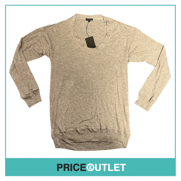 Clu - Grey Round Neck Top - Size S - BRAND NEW WITH TAGS