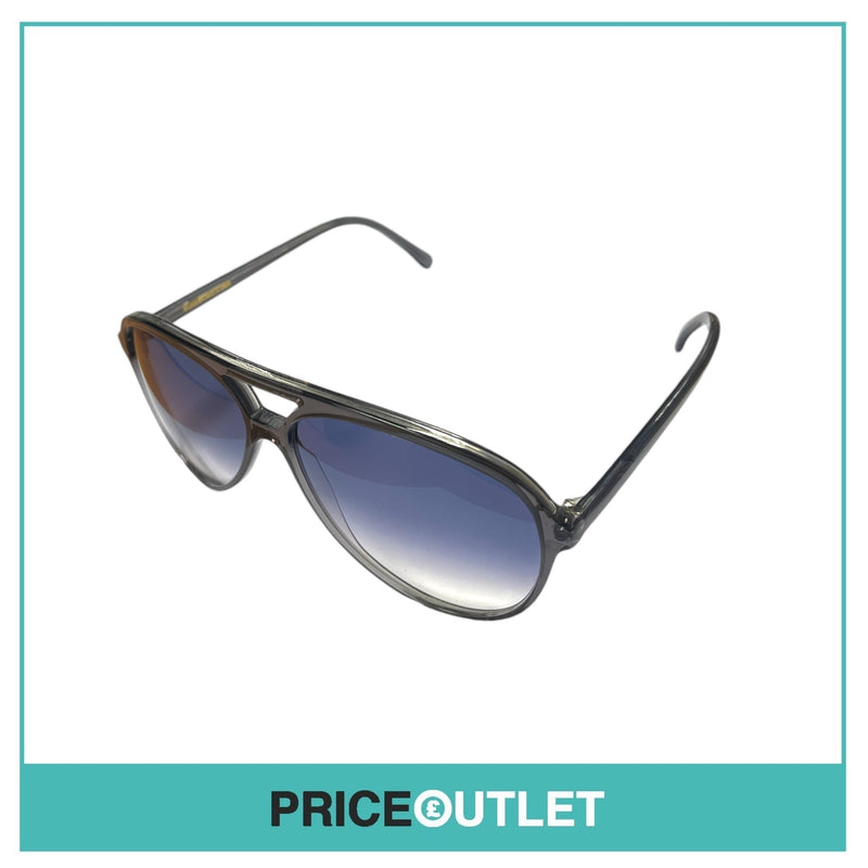 Cutler & Gross - Translucent Grey Frame Pilot's Sunglasses RRP £325