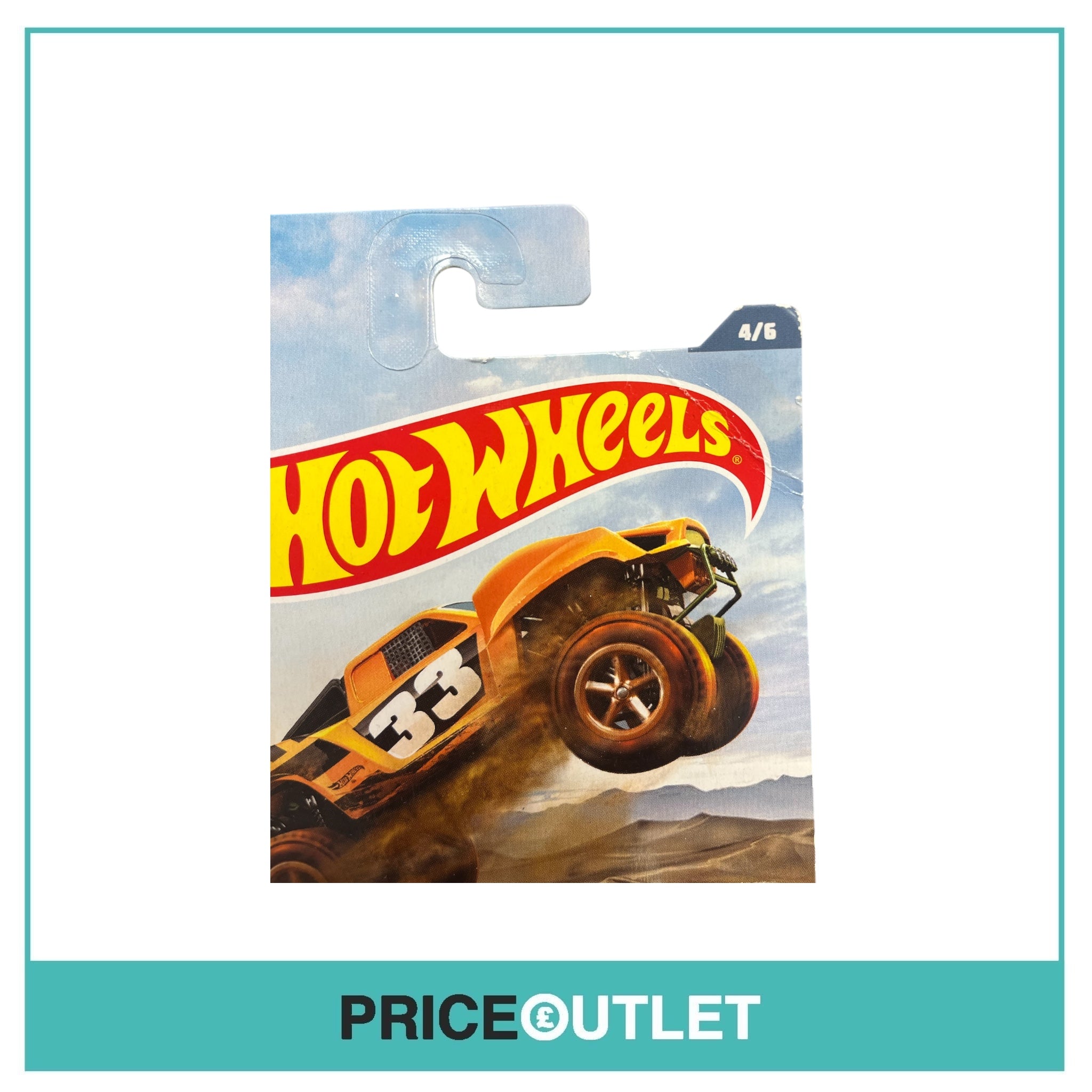Hot Wheels - Baja Truck 4/6 (Orange) (Damaged)