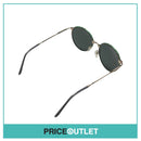 Green Patterned & Gold Frame Sunglasses RRP £325