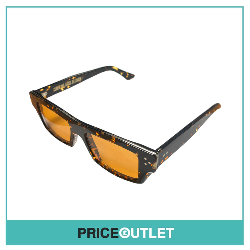 Cutler & Gross - Orange Lens Orange & Black Patterned Frame Sunglasses RRP £325