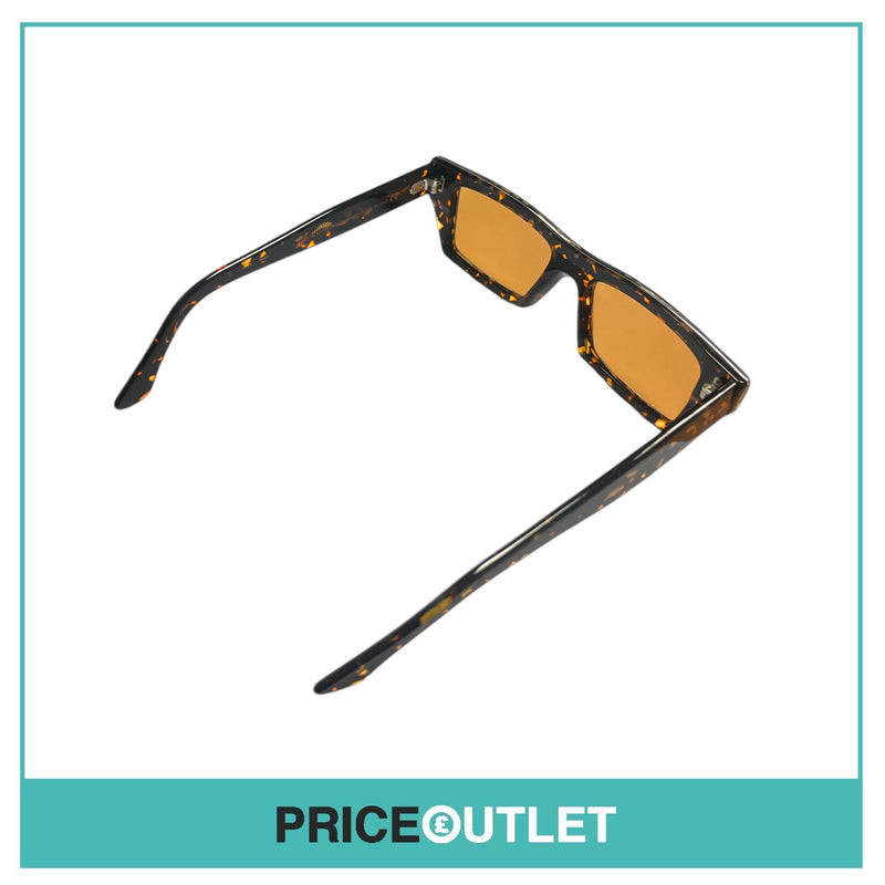 Cutler & Gross - Orange Lens Orange & Black Patterned Frame Sunglasses RRP £325