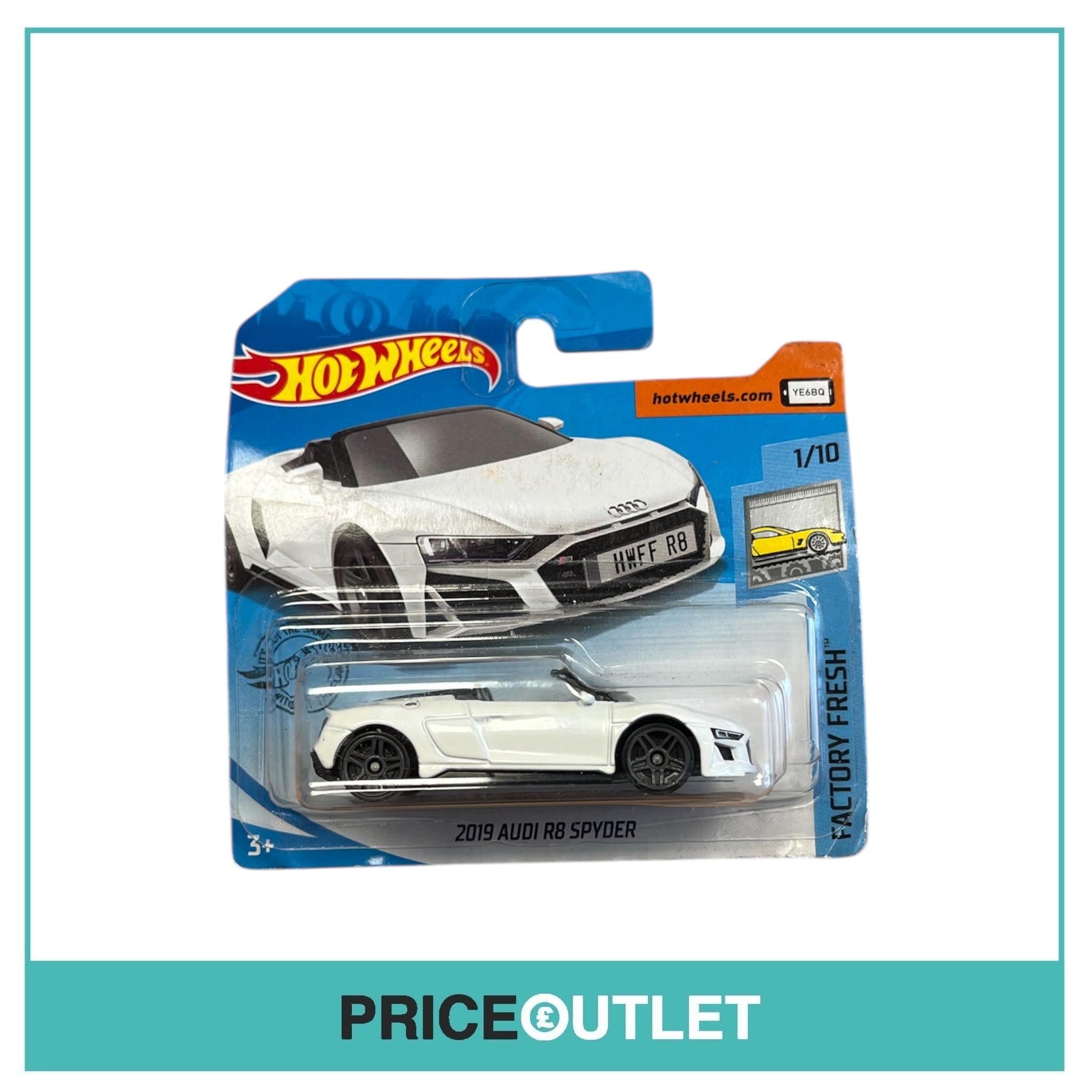Hot Wheels - Factory Fresh 1/10 - 2019 Audi R8 Spyder (Damaged)