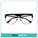 No Lens Black & Gold Frame Glasses RRP £325 (2)