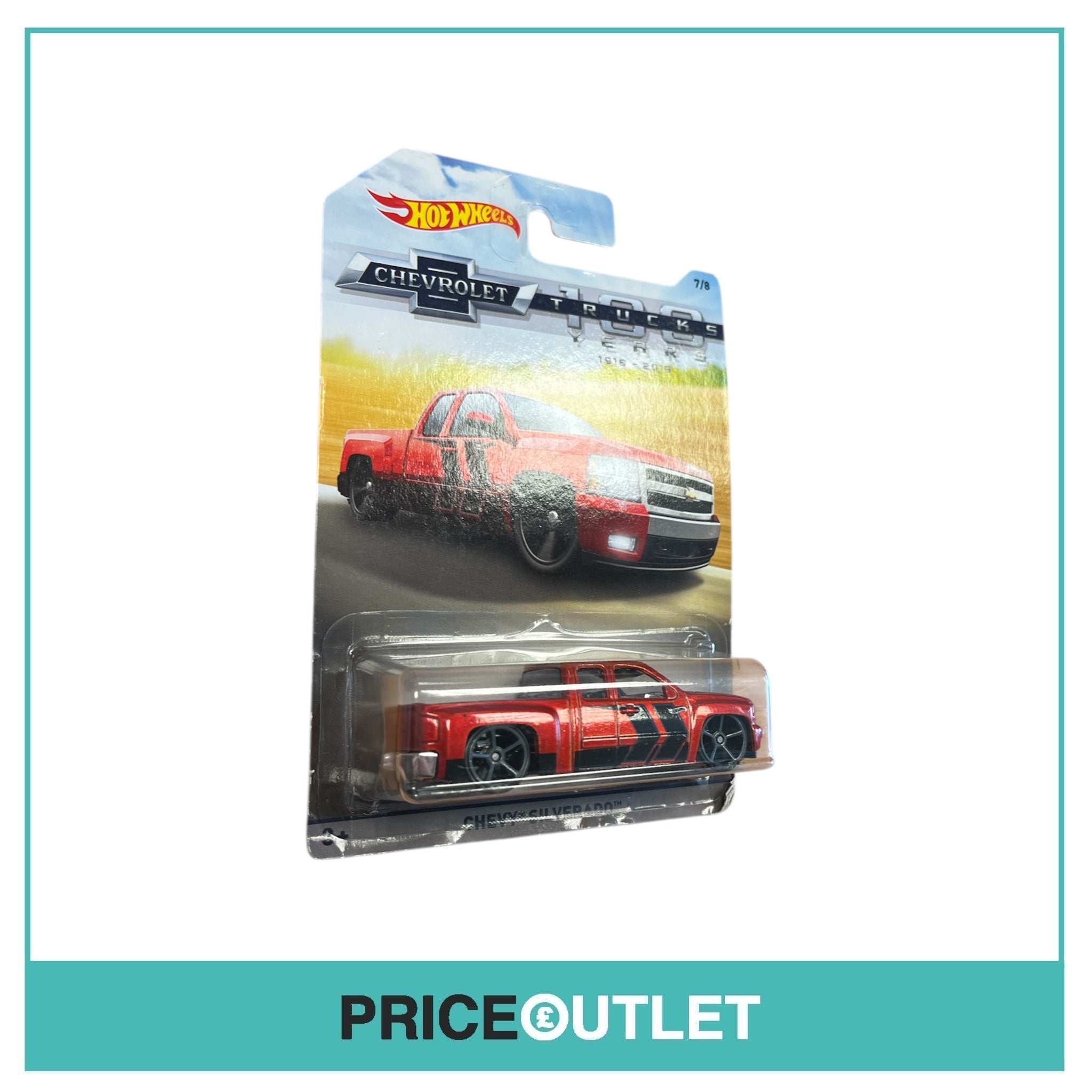 Hot Wheels - Chevrolet 100 Years - Chevy Silverado 7/8 (Damaged)