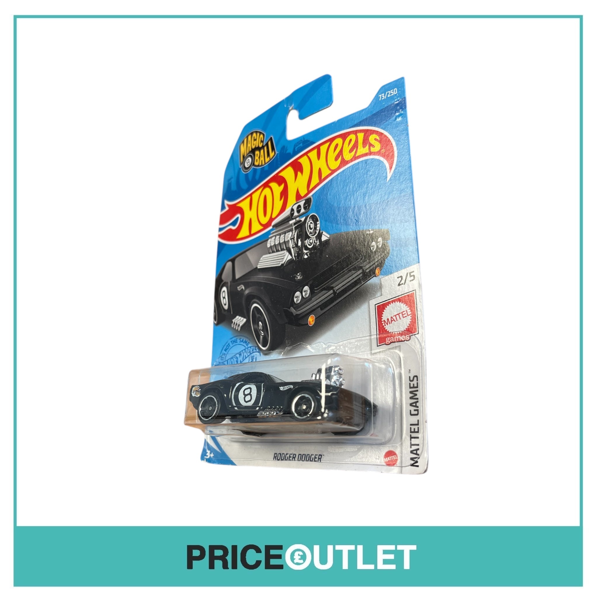 Hot Wheels - Mattel Games 2/5 - Rodger Dodger (Slight Damage)