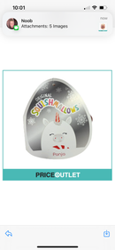 Squishmallow - Panja the Christmas Unicorn 12" (Slight Damage)