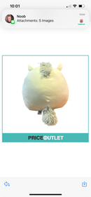 Squishmallow - Panja the Christmas Unicorn 12" (Slight Damage)