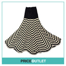 Comme des Garçons Junya Watanabe - Women’s Navy and White Chevron Poncho - Size M - BRAND NEW WITH TAGS