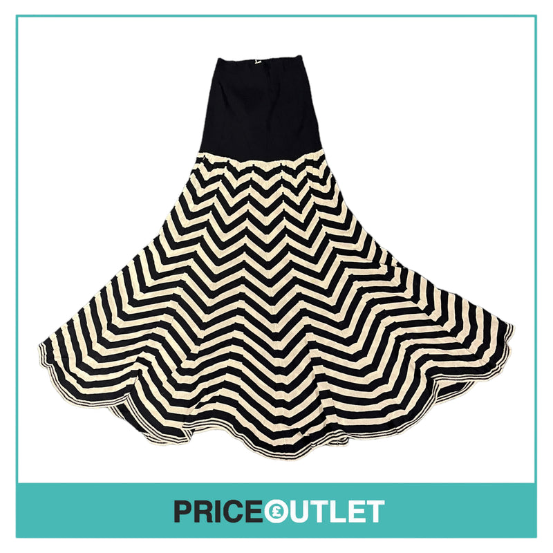 Comme des Garçons Junya Watanabe - Women’s Navy and White Chevron Poncho - Size M - BRAND NEW WITH TAGS