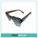 Green Tortoiseshell Print & Blue Frame Sunglasses RRP £325