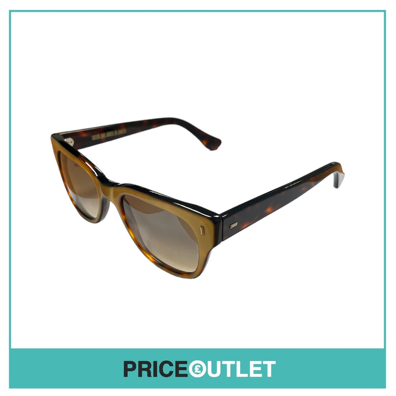 Brown Tortoiseshell Frame Sunglasses With Gold Detail RRP £325