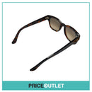Brown Tortoiseshell Frame Sunglasses With Gold Detail RRP £325