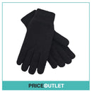 Trespass Bargo Knitted Gloves - Black L/XL - BRAND NEW IN PACKAGING
