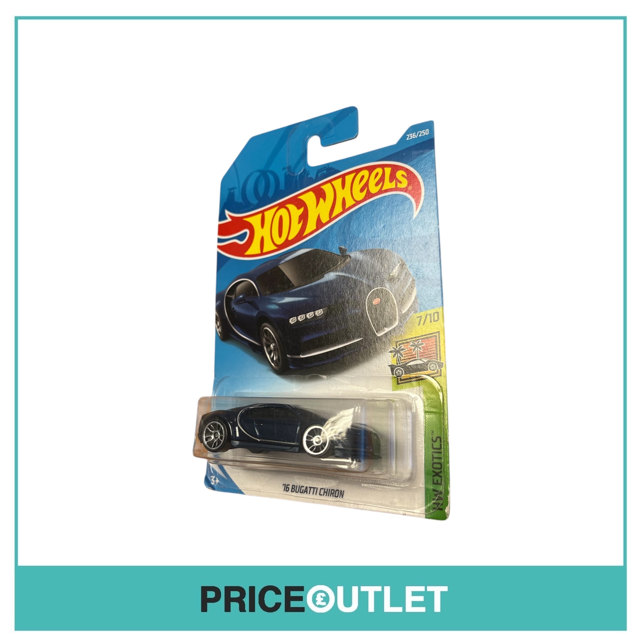 Hot Wheels - HW Exotics 7/10 - ‘16 Bugatti Chiron (Slight Damage)