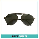Silver Frame Sunglasses With Black Detail RRP £325 (2)