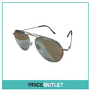 Silver Frame Sunglasses With Black Detail RRP £325 (2)