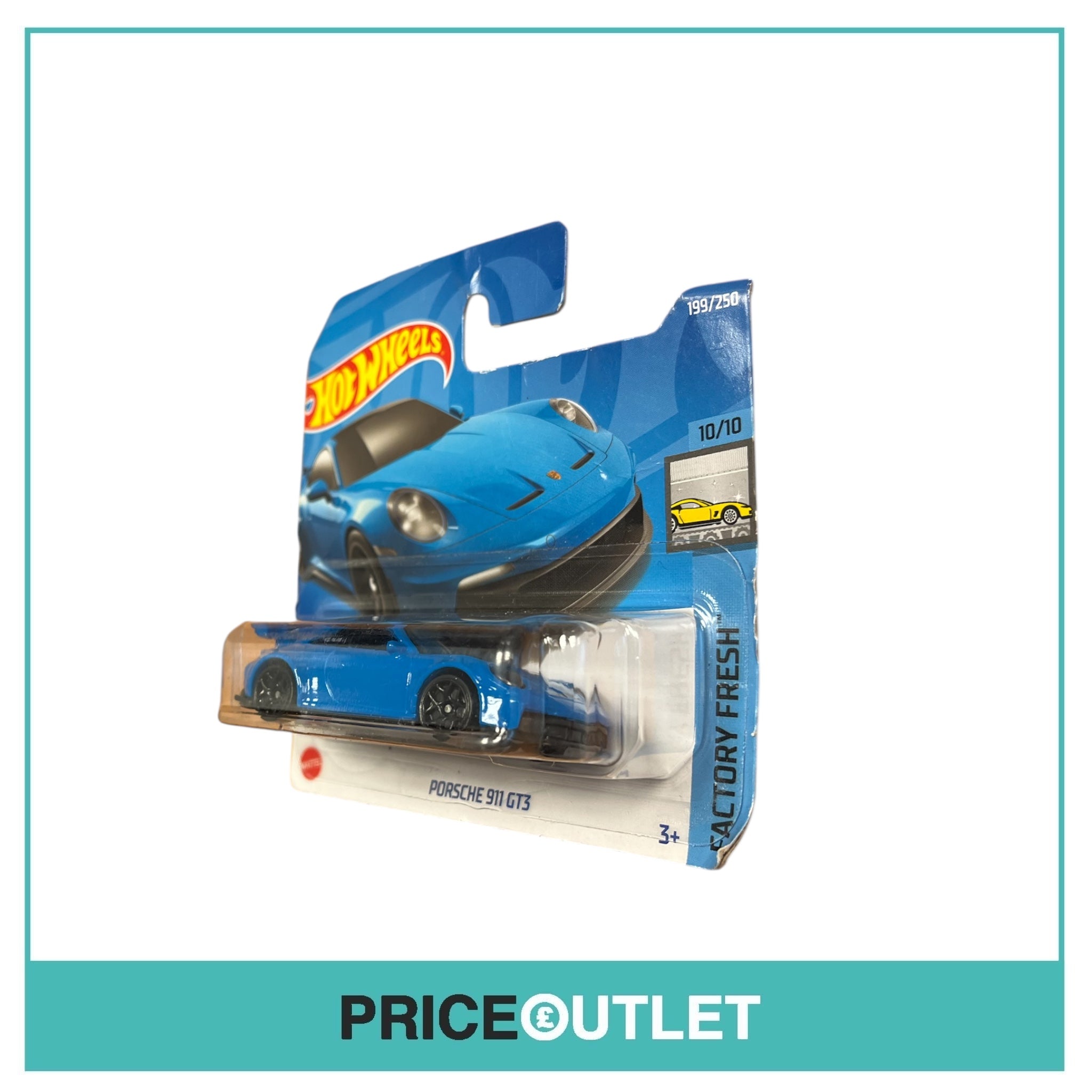 Hot Wheels - Factory Fresh 10/10 - Porsche 911 GT3 (Damaged)