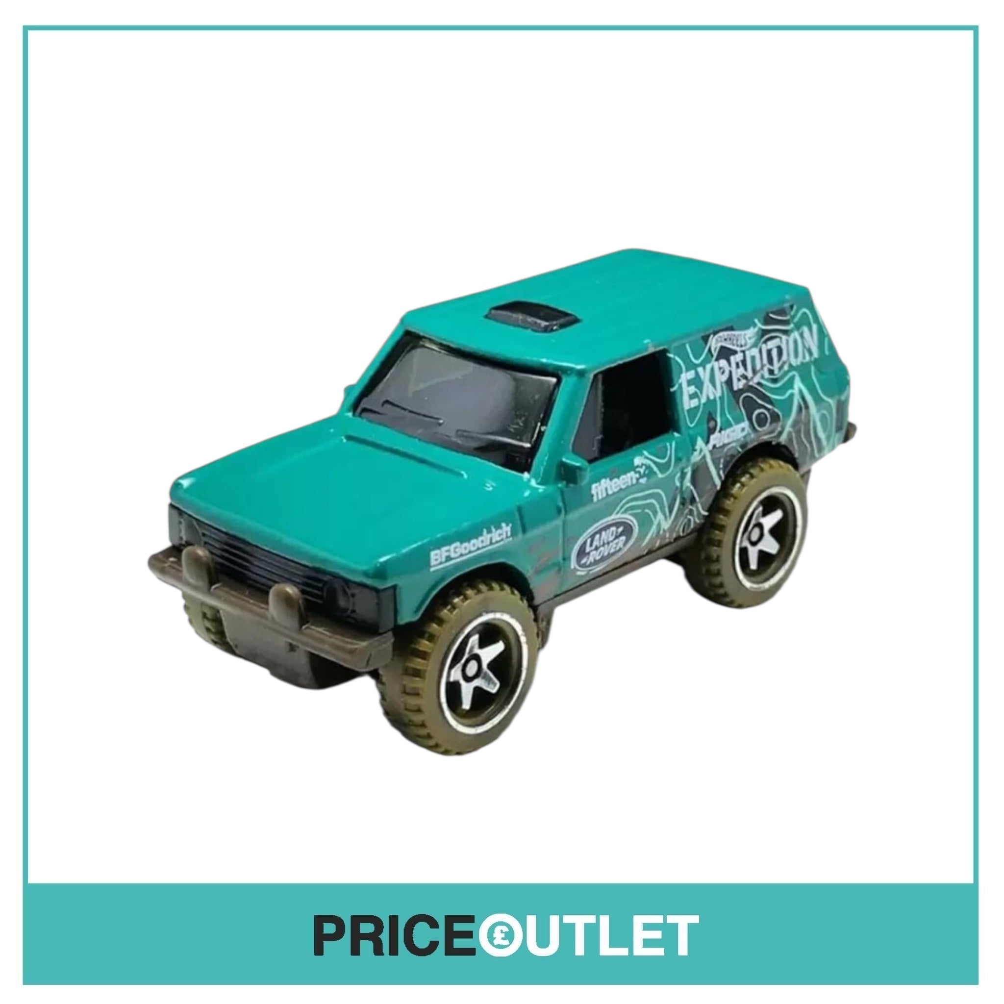 Hot Wheels - Mud Studs 4/5 - Range Rover Classic (Blue) (Damaged)