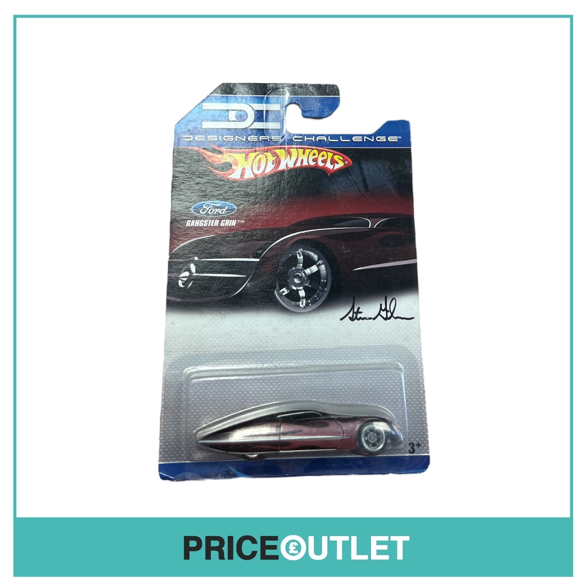 Hot Wheels - Design Challenge - Ford Gangster Grin (Red Flame) (Slight Damage)