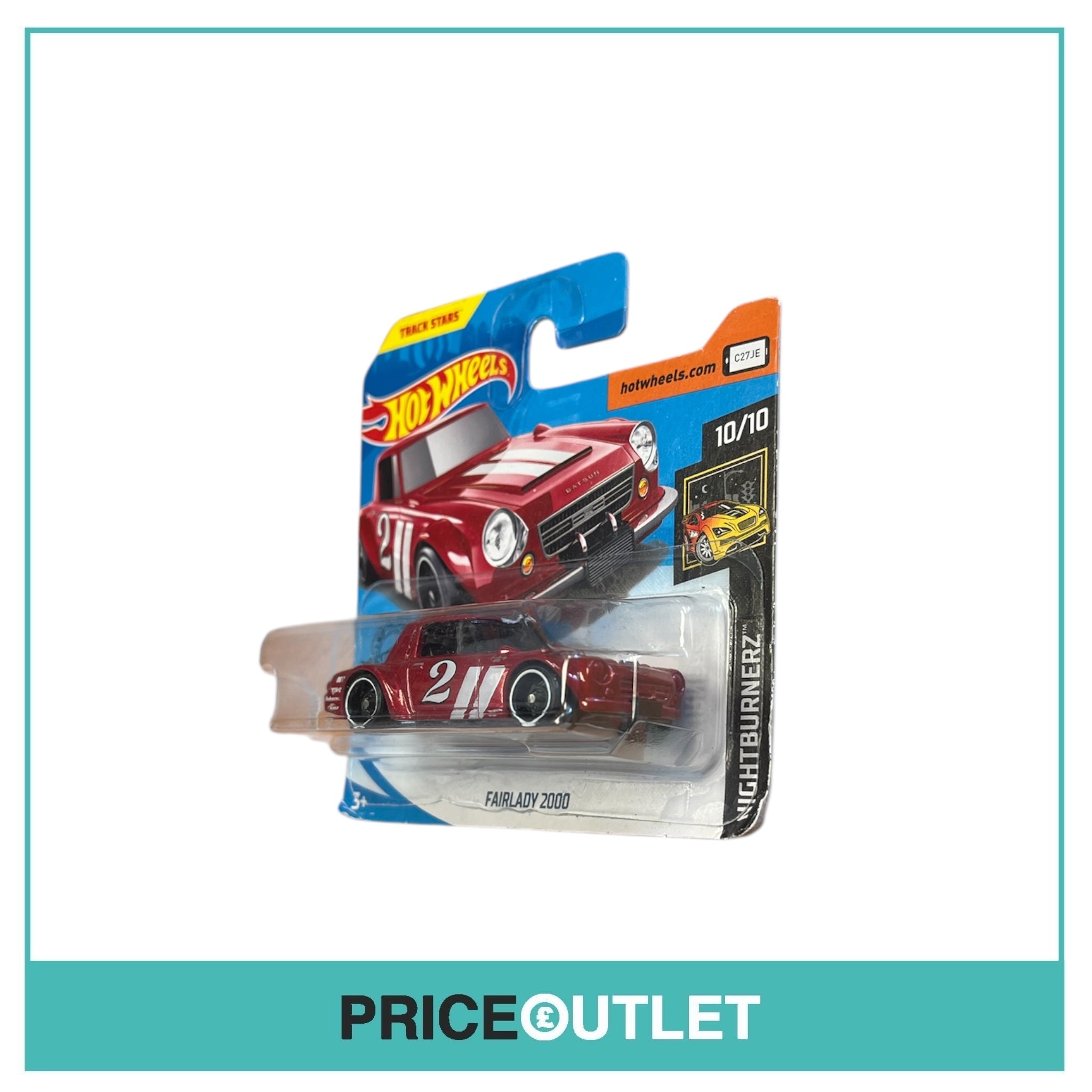 Hot Wheels - Nightburnerz 10/10 - Fairlady 2000 (Slight Damage)