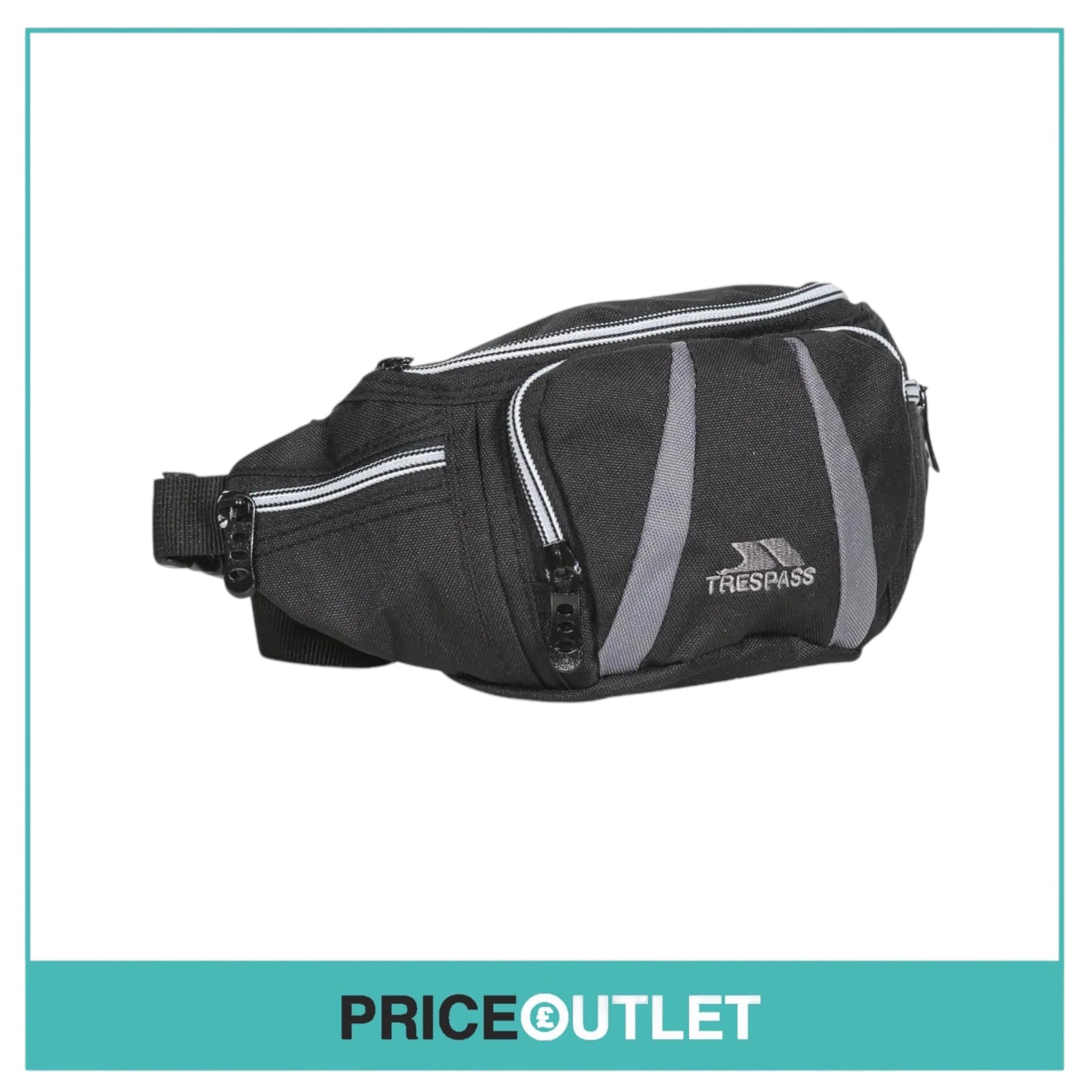 Trespass - 2.5L Hip Pack - Black - Brand New