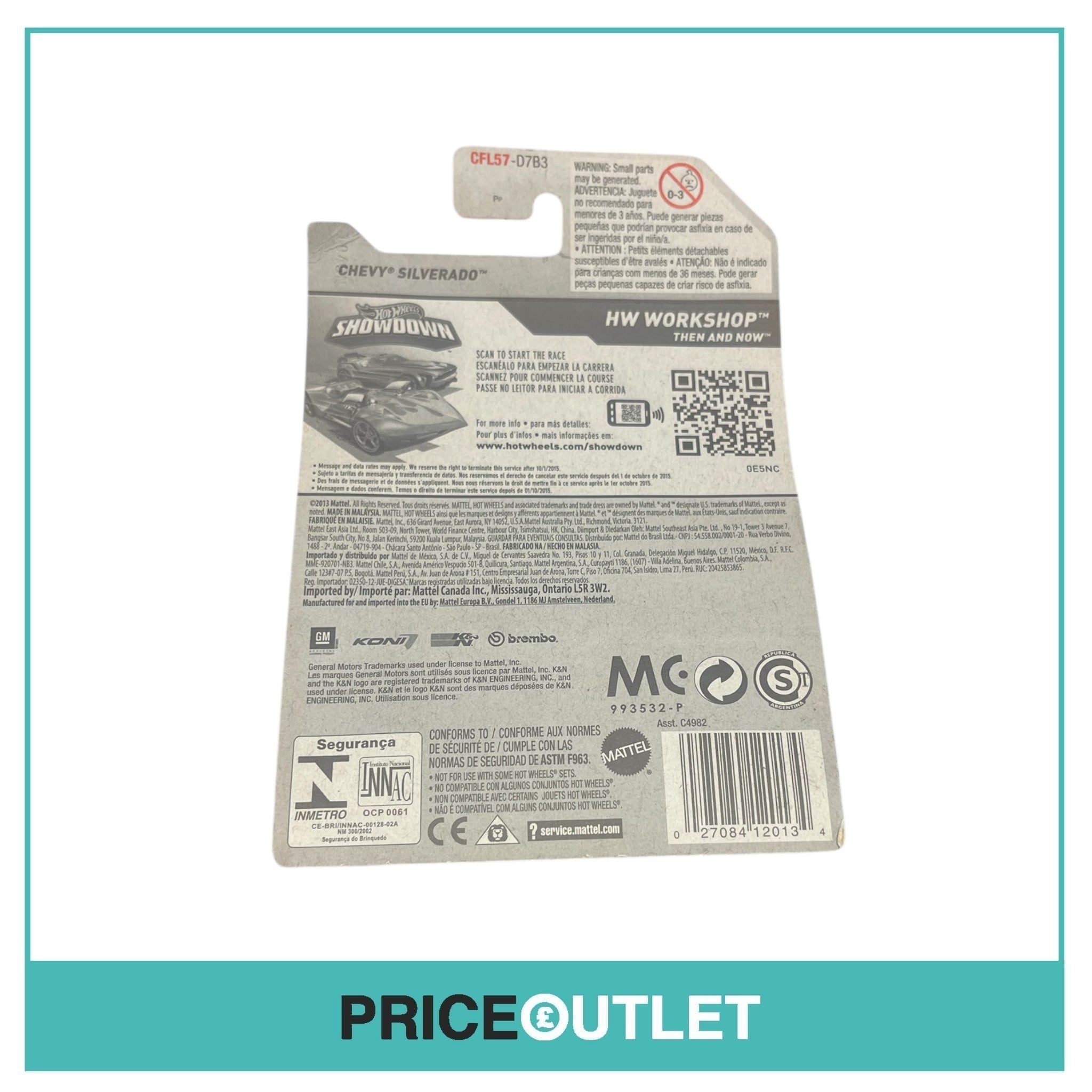 Hot Wheels - HW Workshop - Chevy Silverado (Slight Damage)