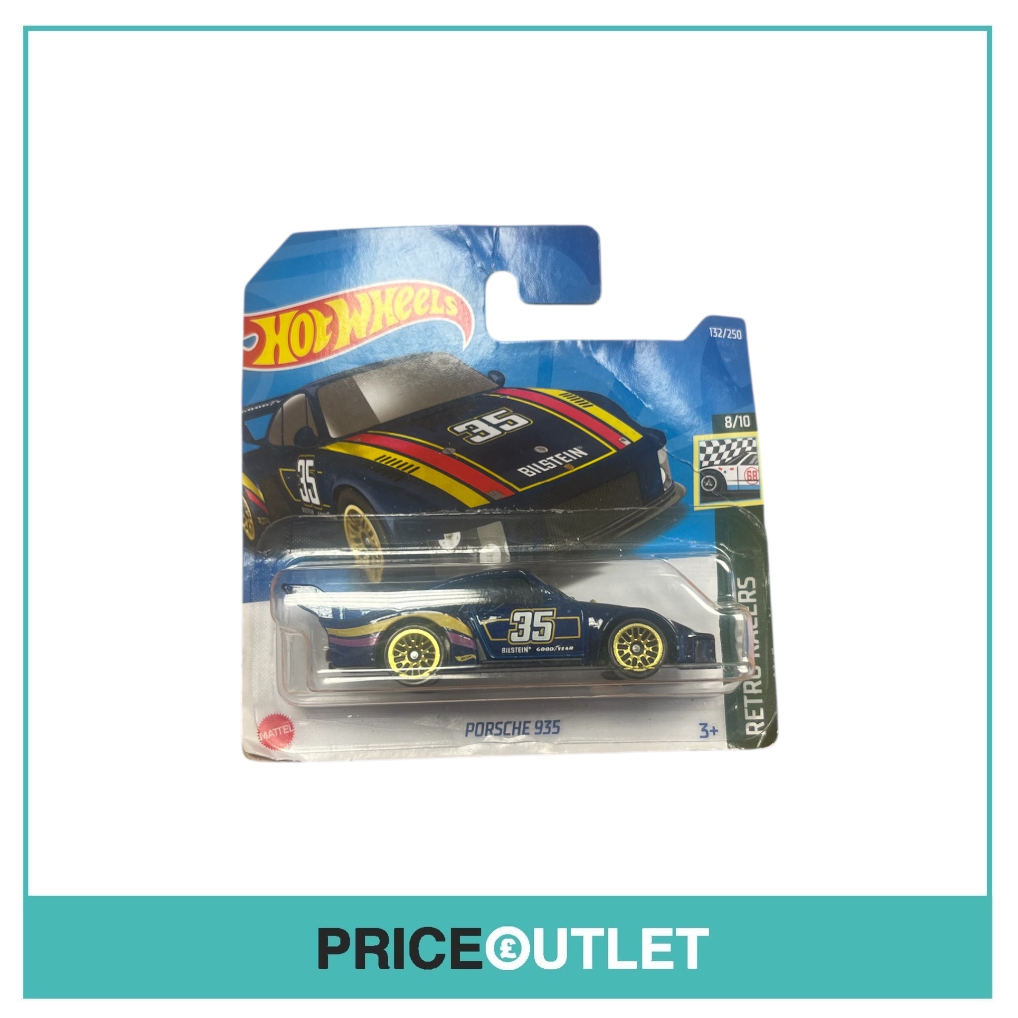 Hot Wheels - Retro Racers 8/10 - Porsche 935 (Damaged)