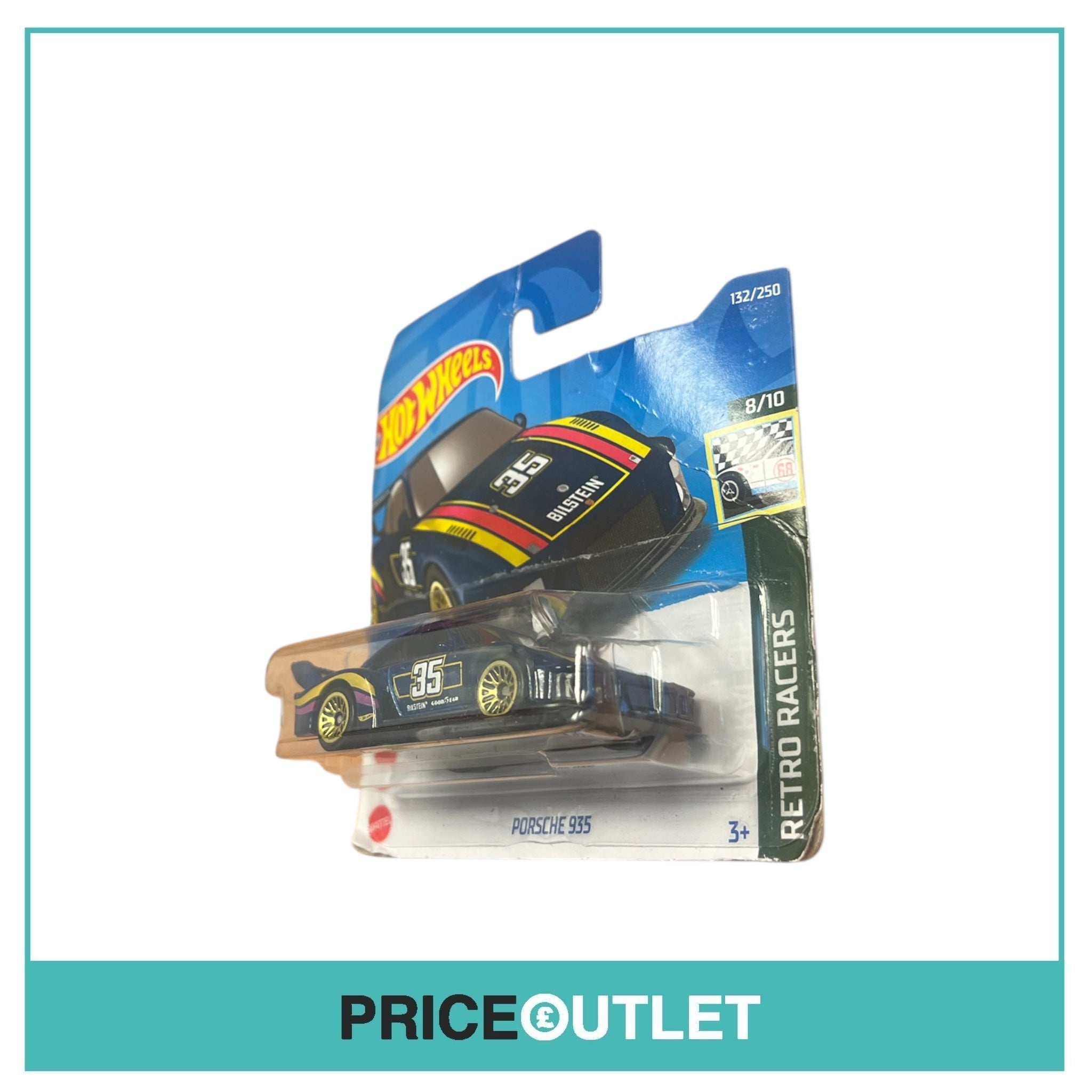 Hot Wheels - Retro Racers 8/10 - Porsche 935 (Damaged)