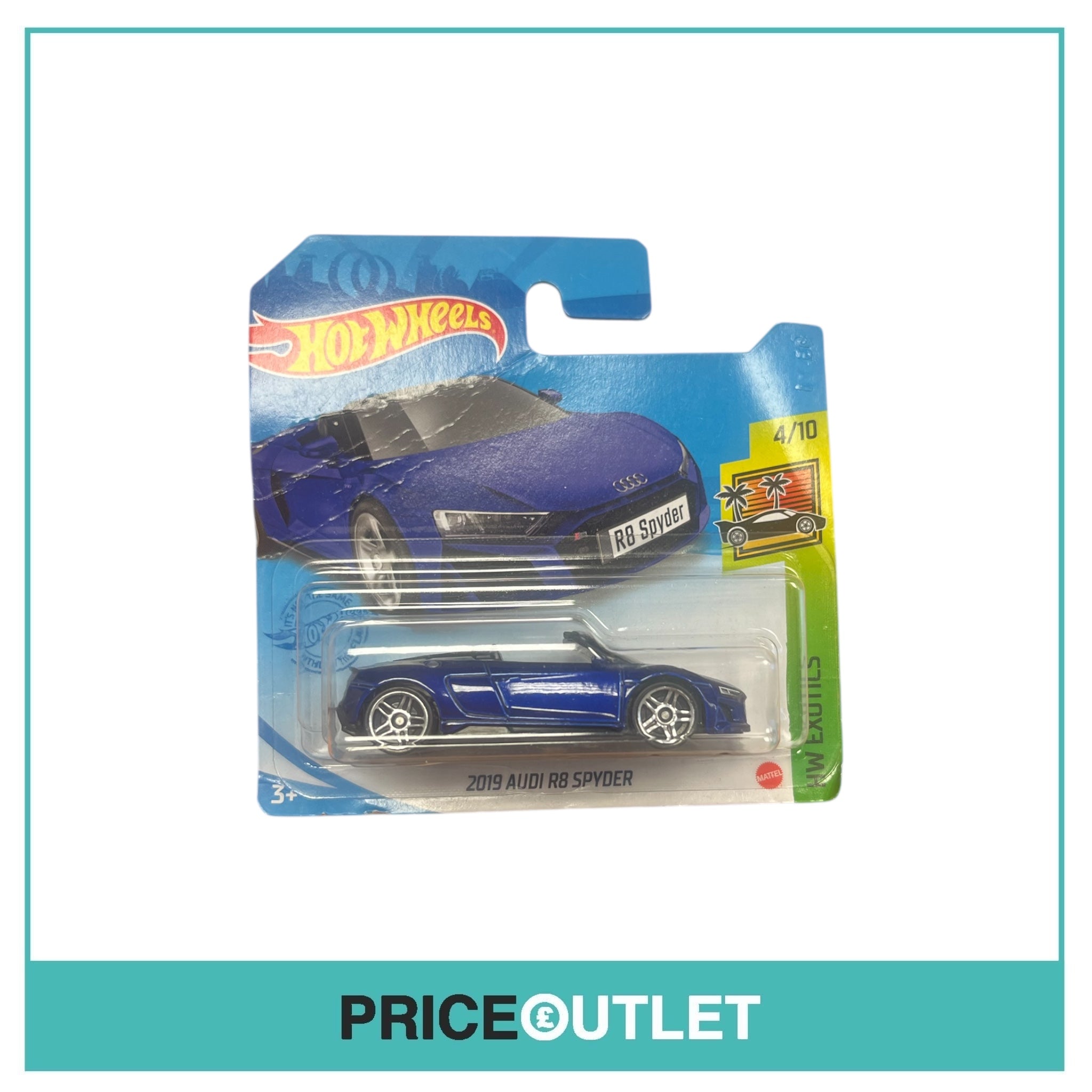 Hot Wheels - HW Exotics 4/10 - 2019 Audi R8 Spyder (Damaged)