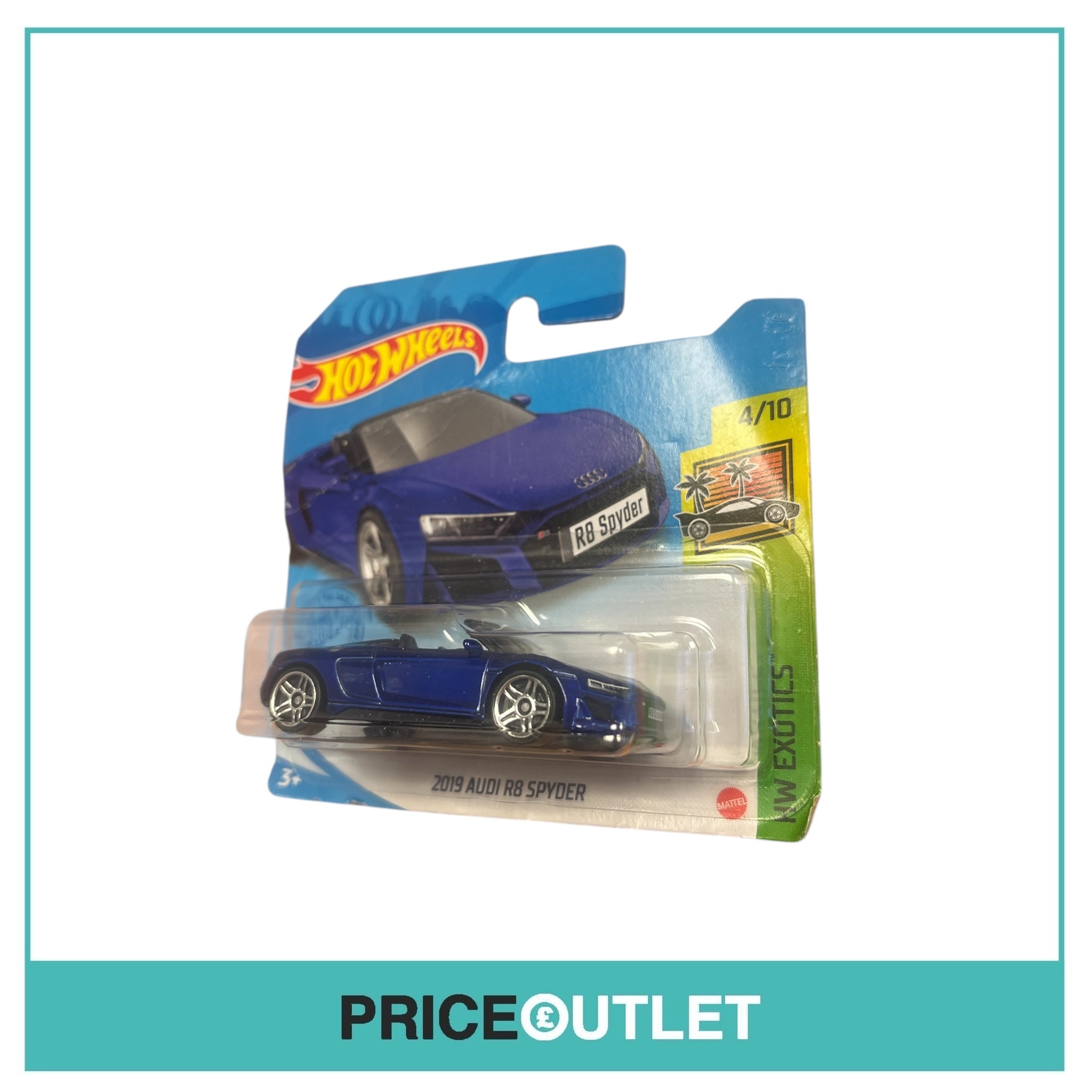 Hot Wheels - HW Exotics 4/10 - 2019 Audi R8 Spyder (Damaged)