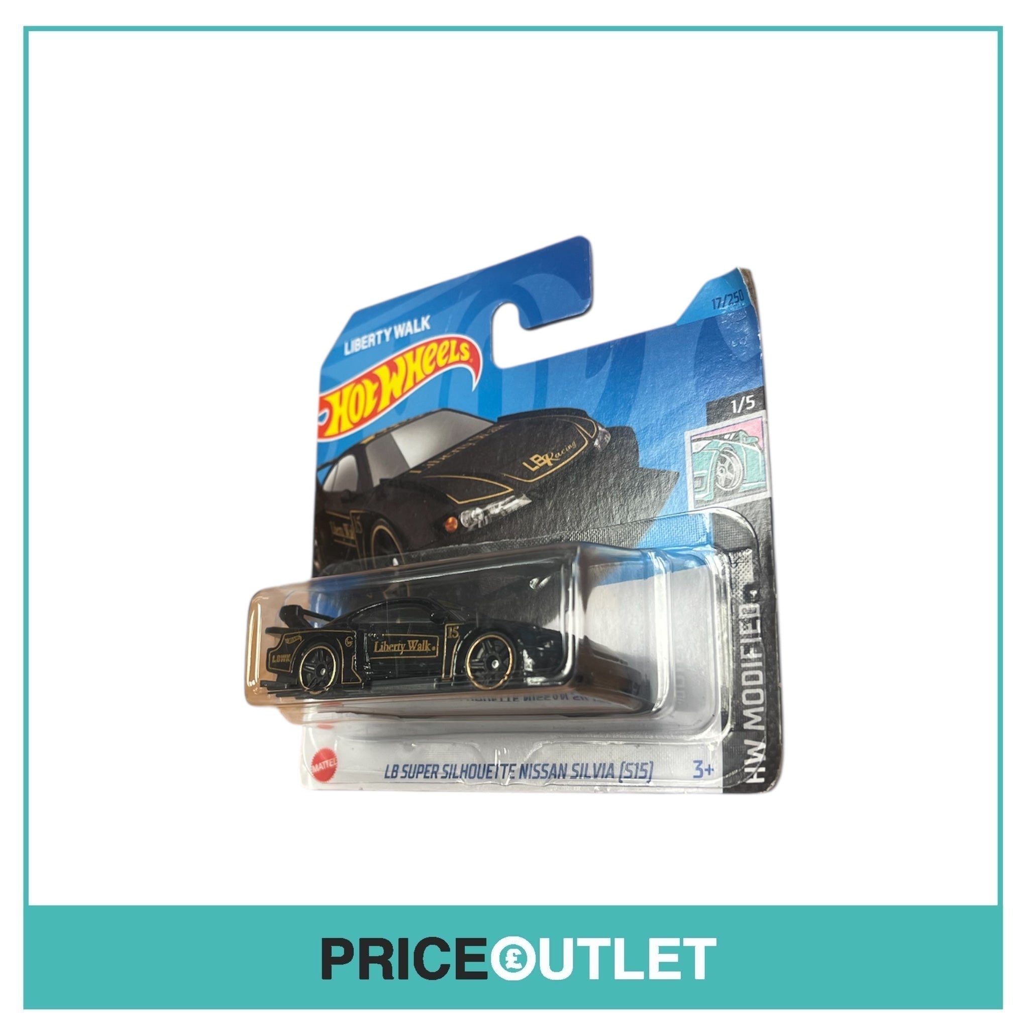 Hot Wheels - HW Modified 1/5 - LB Super Silhouette Nissan Silvia (S15) (Slight Damage)