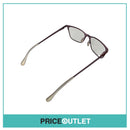 Clear Lens Metallic Purple Frame Glasses RRP £325