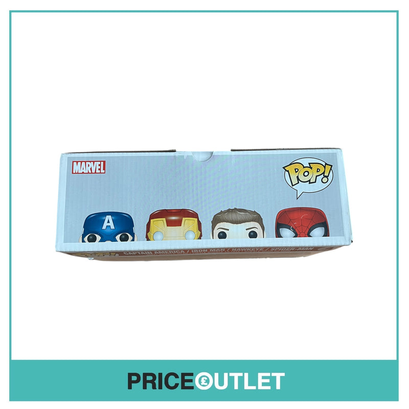 Funko - Marvel - Civil War Captain America - Captain America/Iron Man/Hawkeye/Spider-Man 4 Pack (Slight Damage)