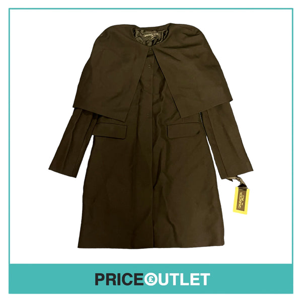 Giambattista Valli - Black Batavia Double Coat - Size 42 - BRAND NEW WITH TAGS