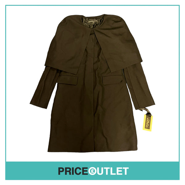 Giambattista Valli - Black Batavia Double Coat - Size 44 - BRAND NEW WITH TAGS